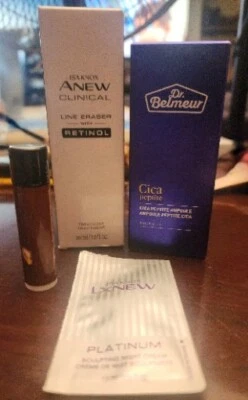 Borrador de línea clínica Avon Isa Knox Anew con retinol Tx 30 ml y Dr Belmeur Cica Foto 1 de 4