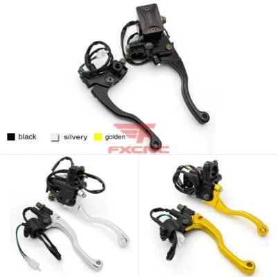 Palancas de freno hidráulicas de depósito de cilindro maestro para XR50 XR125 YZ80 YZ125 YZ250 Foto 1 de 4