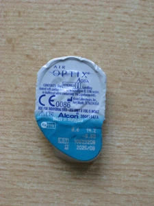 1 Monatslinse Air Optix Aqua / -5,50 / MHD 08/2025 / neu - Bild 1 von 1