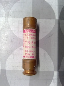 Gould / Shawmut TR60R 60A 250V RK5 Fuse **Free Shipping** - Picture 1 of 2