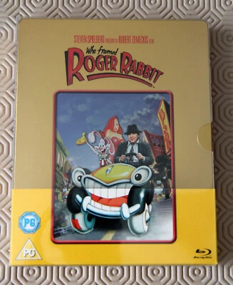 Who Framed Roger Rabbit - Gold Steelbook [BLU-RAY] w/ protective sleeve + J-card - Image 1 of 4