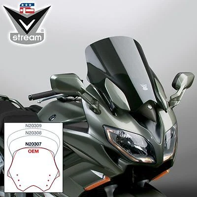 Parabrisas National Cycle VStream para Yamaha FJR1300 2013-2020 17,25" oscuro Foto 1 de 3