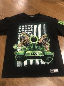 Vintage WWE Degeneration X DX Army Worlds Biggest Member T-Shirt sz Small WWF - Picture 1 of 6