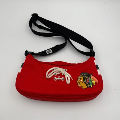 Chicago Blackhawks Hockey Jersey Style Purse w zipper by Pro-Fan-Ity Cover