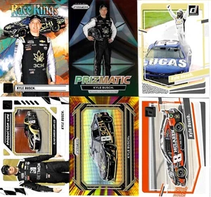 Kyle Busch 6 Card Lot!Nascar Panini Donruss Base and Parallels Free Shipping - Picture 1 of 13