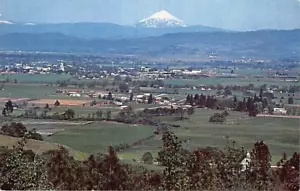 Postal O: Rogue River Valley y Mt. McLoughlin, Oregon, años 50 - Imagen 1 de 2