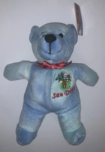 Peluche Symbolz San Diego California Bear 2001 recuerdo orgullo estatal - Imagen 1 de 7