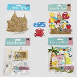 Jolees 3D Scrapbook Stickers Embellishment Sand Palace Crabs Florida Beach Shore - Picture 1 of 13