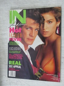 IN MODEMAGAZIN NOV DEZEMBER 1987 U2'S LARRY MULLEN MARIA MCKEE CINDY CRAWFORD - Bild 1 von 2