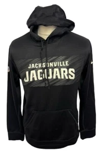 NIKE Thermal-fit NFL JACKSONVILLE JAGUARS Black Small Hoodie Hoodie Men's NEW - Picture 1 of 10