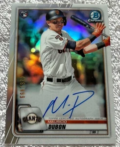 Bowman Chrome 2020 Mauricio Dubon #CRA-MD autógrafo de novato 436/499 Houston Astro - Imagen 1 de 2