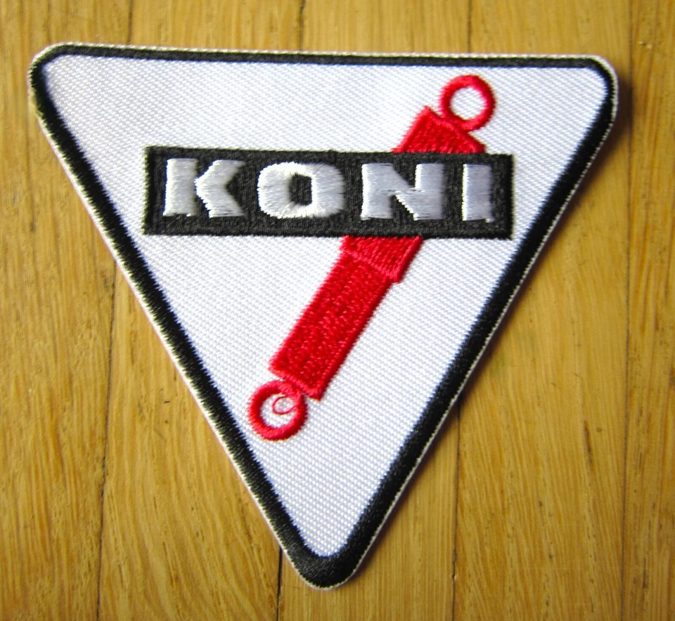 Aufnäher / Aufbügler/ Patch: KONI- Auto Motorsport Motorrad Racing Stoßdämpfer