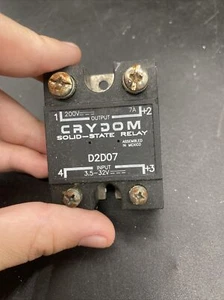Crydom Solid State Relay. D2D07. Free Shipping!!!!! Pre Owned!!!!! - Picture 1 of 9