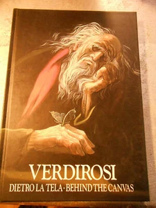 LIBRO: DIETRO LA TELA -BEHIND THE CANVAS VERDIROSI -IN LINGUA INGLESE DEDICA* - Picture 1 of 1