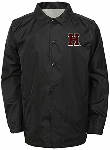 NCAA by Outerstuff NCAA Harvard Crimson Youth Boys "Bravo" Coaches Jacket, Bl Cover