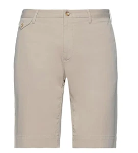 INCOTEX Ragal pantaloncini beige alto comfort nuovi con etichette $297 - Foto 1 di 4