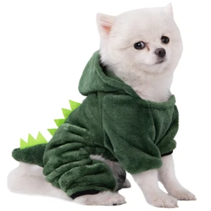 Pet Dog Clothes Soft Warm Fleece Dogs Jumpsuits Pet Clothing for Small Dogs Pupp - Picture 1 of 18
