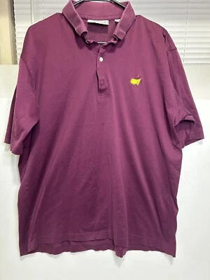Polo grande Slazenger púrpura/malva vintage Masters Augusta National Golf Shop Foto 1 de 4