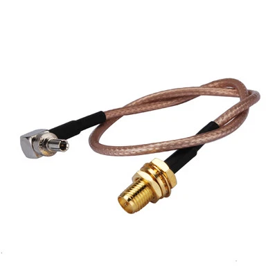 Pigtail RF cable Assembly CRC9 to RP-SMA cable RG316 15cm for 3g antenna adapter - Image 1 of 4