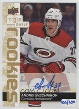 ANDREI SVECHNIKOV 2019 National Top Shelf Rookies Rookie Auto 100/100 #TSA-AS