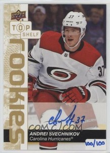 ANDREI SVECHNIKOV 2019 National Top Shelf Rookies Rookie Auto 100/100 #TSA-AS