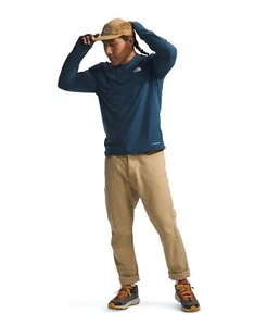 THE NORTH FACE Felpa con Cappuccio Uomo Adventure Sun Taglia Standard e Grande Blu Ombreggiato, Small - Foto 1 di 2