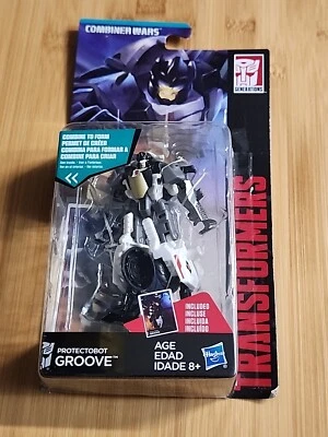 Figura de motocicleta Transformers PROTECTOBOT GROOVE Generations Combiner Wars NUEVO Foto 1 de 2