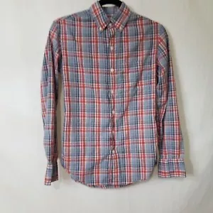 J. Crew plaid slim fit abbottonato uomo XS - Foto 1 di 5
