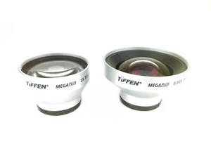 Tiffen MegaPlus 2x Telephoto & 0.56x Wide Video Converter Lens Set, 37mm Thread - Picture 1 of 2
