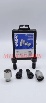 BULLONI RUOTA ANTIFURTO BLACK X BMW SERIE 1 - 3 TYPE F/G L=40/45 (VEDI DESCRIZ.) - Immagine 1 di 2