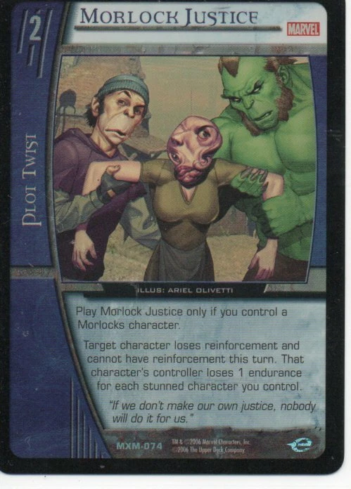 Marvel VS CCG - X-men - Morlock Justice #74 Foil - Image 1 of 1