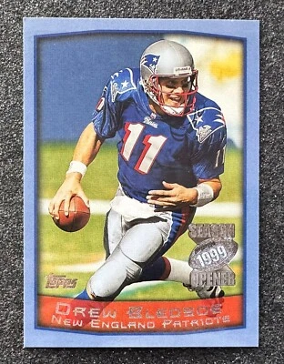 1999 Topps SEASON OPENER Drew Bledsoe #120 New England Patriots (4x Pro Bowl) - Image 1 of 2