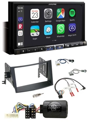 Alpine 2DIN DAB USB Lenkrad Bluetooth Autoradio für Subaru Legacy Outback 09-15 - Bild 1 von 4
