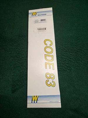 Walthers HO Scale ~ New ~ Code 83 ~ DC/DCC ~ # 6.5  Left Curved Turnout - Image 1 of 4