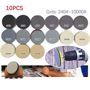 New Sanding Discs Sanding Discs Sandpaper Silicon Carbide Wet/Dry 10PCS - Picture 1 of 86
