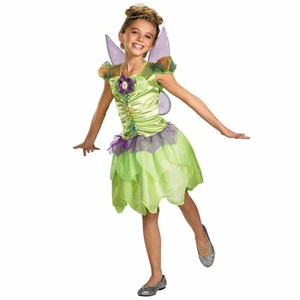 Tinker Bell Rainbow Tinkerbell Fairy Disney Toddler Girls Costume 3T - 4T - Picture 1 of 1