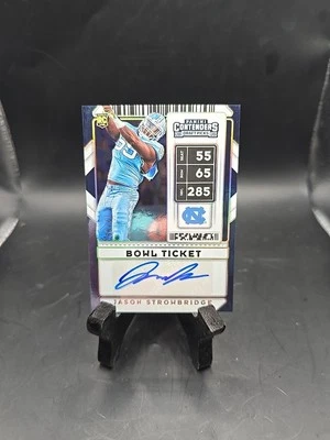 2020 Panini Contenders Draft Picks #286 Jason Strowbridge RC AUTO /99 - Image 1 of 2