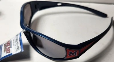Óculos de sol University Of Ole Miss Rebels colecionável premium (UV 400) resistente  - Imagem 1 de 4