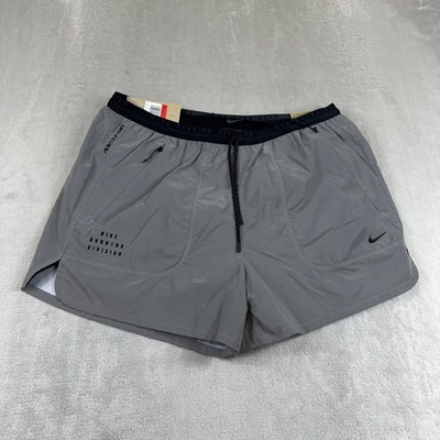 Pantalones Cortos Nike Run Division Reflectantes para Correr ADV Plateados Para Hombre Talla L FZ1123-035 Foto 1 de 4