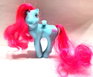 Vintage G1 My Little Pony Tropical Breeze Flutter Ponys Blue Flamingo Hasbro 1986 - Bild 1 von 10