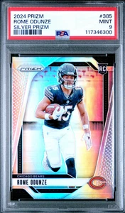 2024 PANINI PRIZM SILVER PRIZM #385 ROMA ODUNZE ROOKIE RC PSA 9 - Foto 1 di 2
