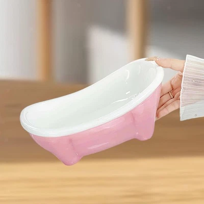 Bathtub-shaped Fruit Plate Kitchen Counter Elegant Fruit Dish for Dining Table - Image 1 of 4