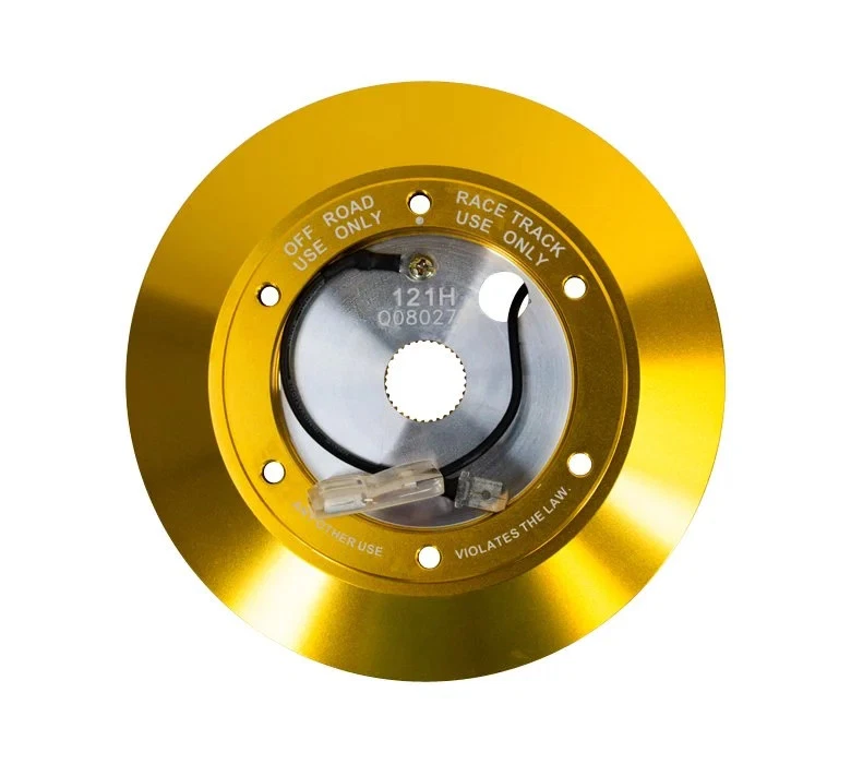 For Toyota Celica 94-05 NRG Innovations Chrome Gold Short Hub Adapter - Image 1 of 3