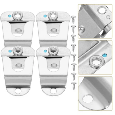 4Stücke Cb Radio Mikrofonhalterung Hänger Clip mit Schrauben - Bild 1 von 4