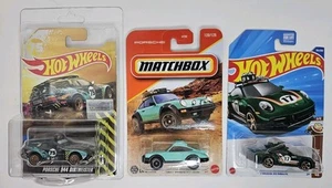 Hot Wheels 1987 Porsche 944 Dirtmeister 87 Mobil 1 + Hw 911 RALLY + MATCHBOX 911 - Picture 1 of 8