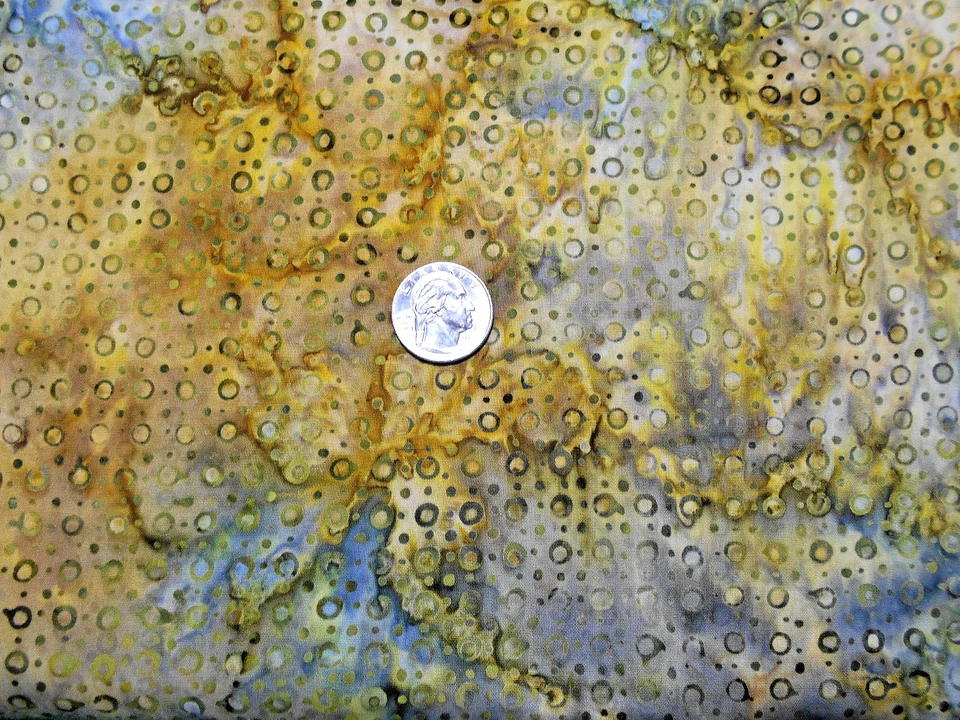 Moda BATIKS #3007"MUTI COLORED BUBBLES BATIK"  1 YARD - Image 1 of 1