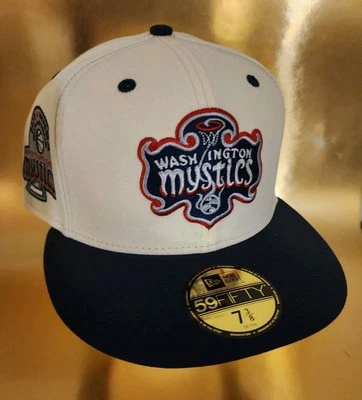 Sombrero Washington Mystics New Era 59Fifty LIDSHD Hecho para la W X WNBA Talla 7 3/8 Foto 1 de 4
