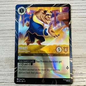 LORCANA Magical Places Beast Disneyland DCA EXCLUSIVE Fabled Promo Quest Card - Picture 1 of 1