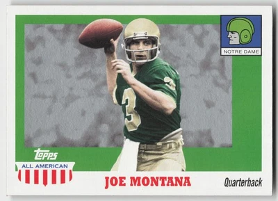 2005 Topps All American Joe Montana #8 Notre Dame Fighting Irish - Image 1 of 2