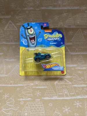 Bob Esponja Pantalones Cuadrados PLANKTON - 2020 Hot Wheels Personaje Coches  Foto 1 de 3
